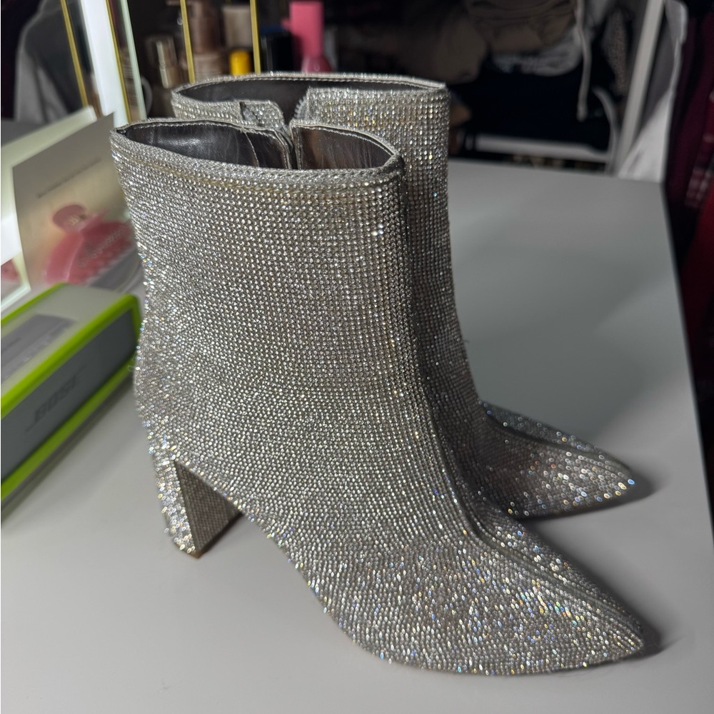 I.N.C Crystal Booties